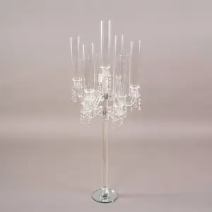 Candelabro de cristal 9 brazos
