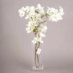 Flower Plastic Bugambilia White